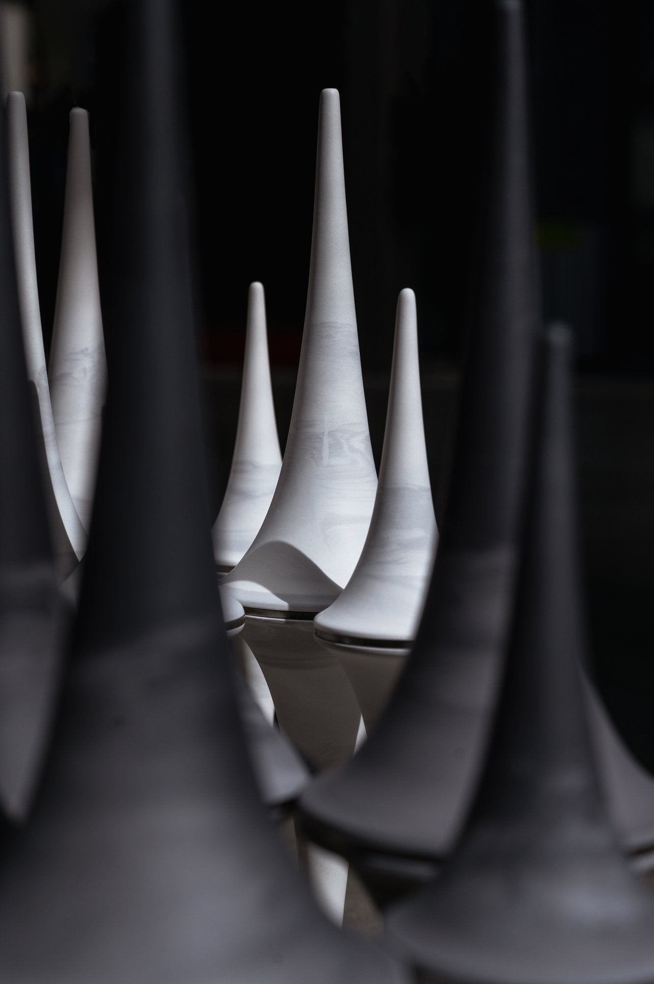 Grey linear landscape