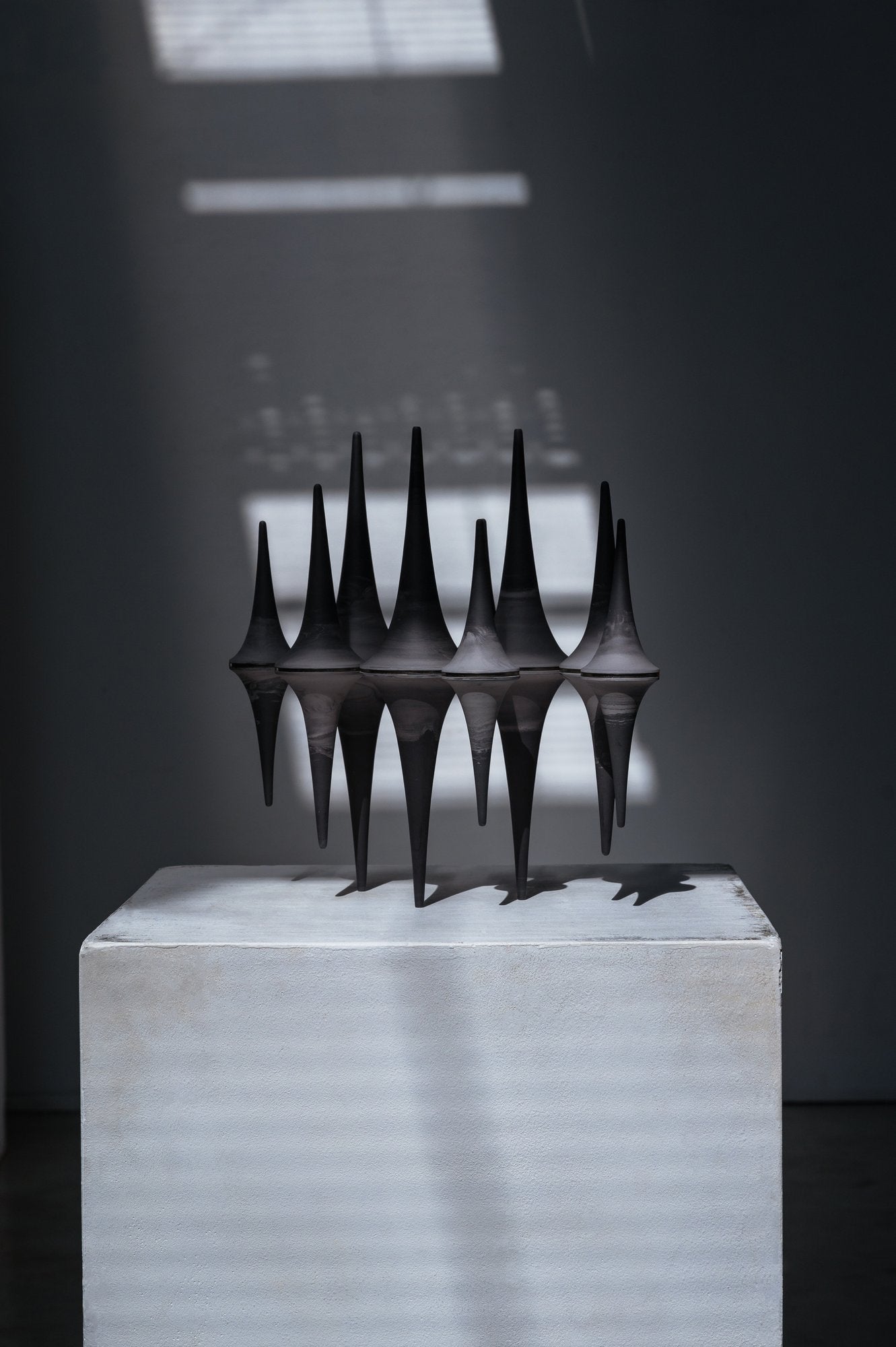 Grey linear landscape