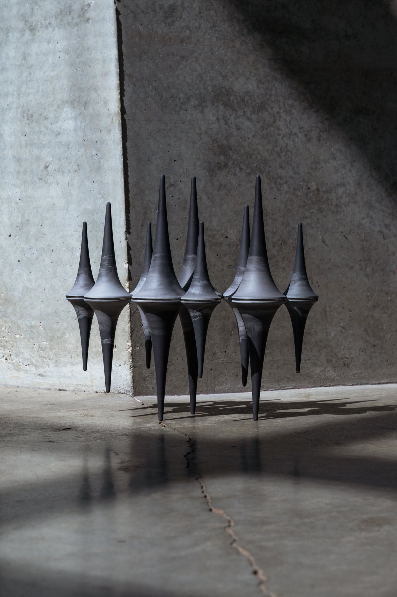 Grey linear landscape