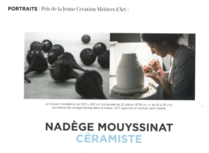 Nadège Mouyssinat, sculpteur contemporaine française